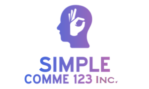 Logo Simple comme 123 inc.